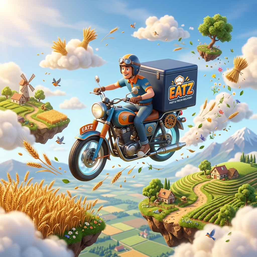 Flying Rural Delivery Bike